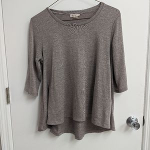 ❤️3/$25 STYLE & CO Soft Grey Sweater